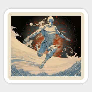UKIYO-E SILVER SURFER Sticker